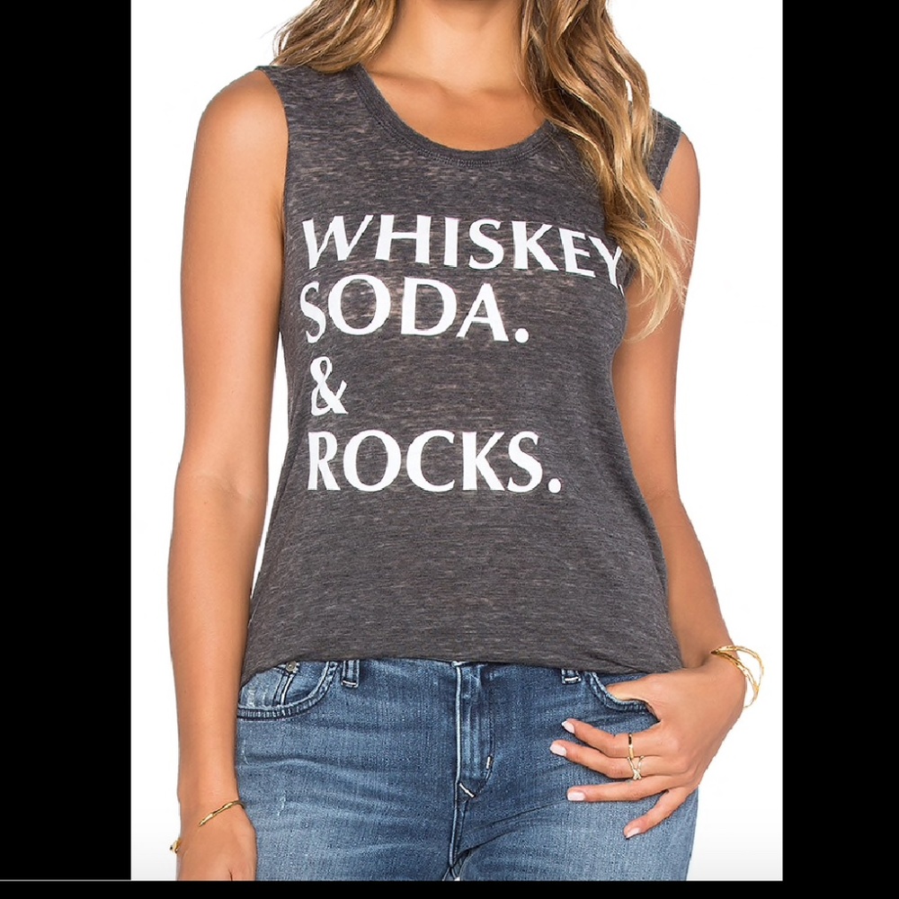 Whiskey & Soda Muscle Tank Size S color